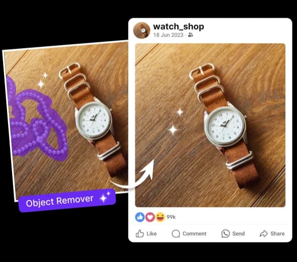 Professional Media Visuals with Cleanup Pictures