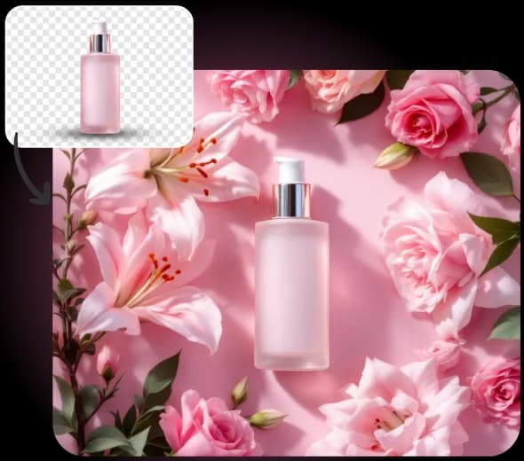 Create Custom Backgrounds for Cosmetic Products